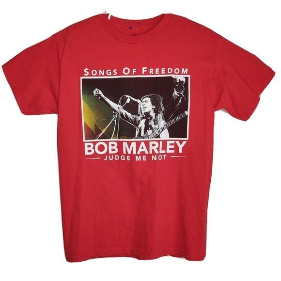 Zion Rootswear Other - Bob Marley Songs Of Freedom Mens Zion Graphic T-Shirt Red Medium M